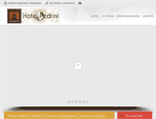 Tablet Screenshot of hotelpedrini.it